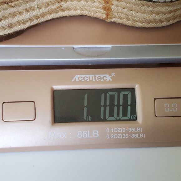 Tori Burch Canvas Espadrille Sandals Khaki Green Jute Wedge Open Toe Summer - Picture 12 of 12